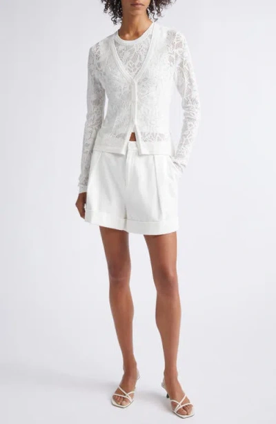Toccin Annabelle Lace Cardigan In Blue
