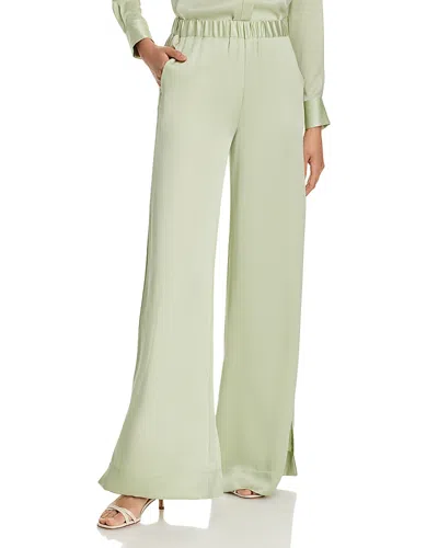 Toccin Auggie Side Slit Pull On Pants In Mint