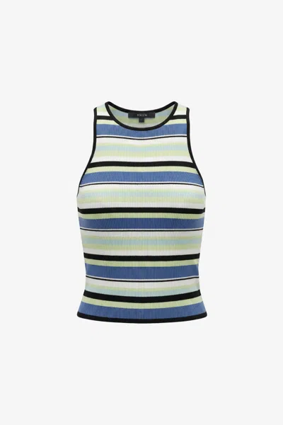 Toccin Avery Racer Tank In Blue