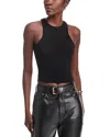 Toccin Estelle Crochet Racer Tank In Jet