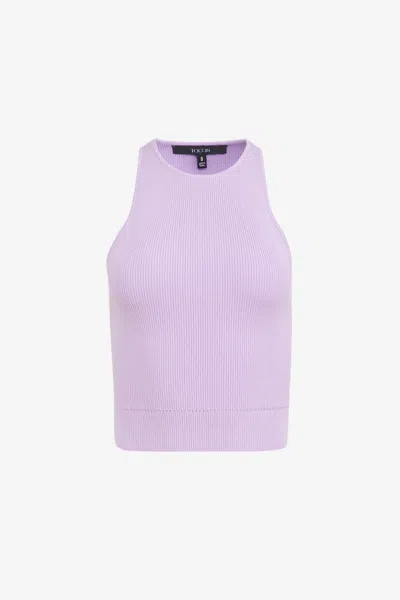 Toccin Avery Racer Tank In Purple