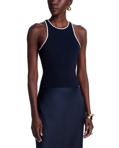 Toccin Avery Racer Tank Top In Blue