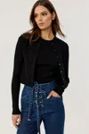 Toccin Zoe Slim Fit Cardigan In Black