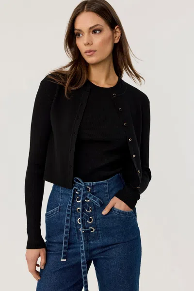 TOCCIN AVERY TANK & ZOE CARDIGAN, JET