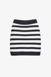 Toccin Ayla Pull-on Striped Skort In Black