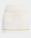 Toccin Benson Textured Knit Pocket Shirt In Neutral