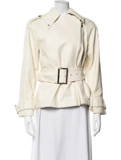 Pre-owned Toccin Biker Jacket In Neutrals