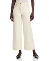 Toccin Blaire Weekend High Rise Wide Leg Jeans In Ivory In Neutral