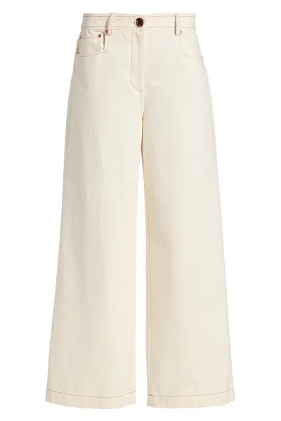 Toccin Blaire Weekend Jean In White