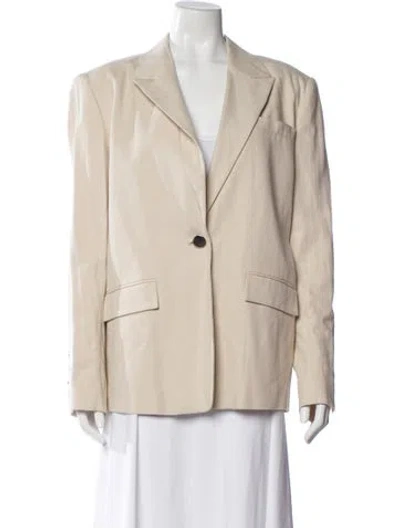 Pre-owned Toccin Blazer In Neutral