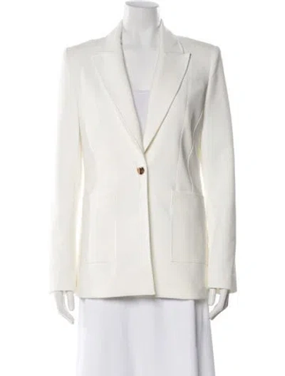 Pre-owned Toccin Blazer In White