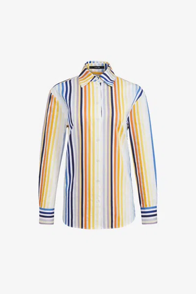 Toccin Brennan Boyfriend Shirt - Pos In Blue