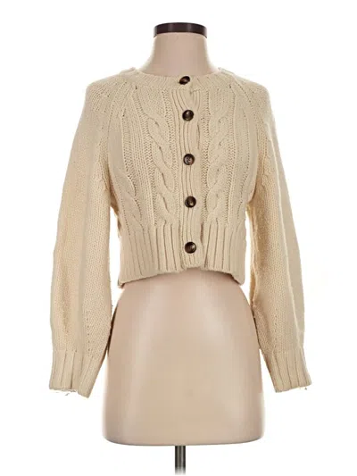 Pre-owned Toccin Cardigan Sweater In Tan