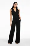 Toccin Carly Ribbed Drawstring Pant In Black