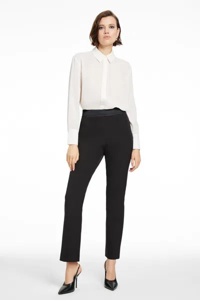 Toccin Carmela Cigarette Tuxedo Pant In White