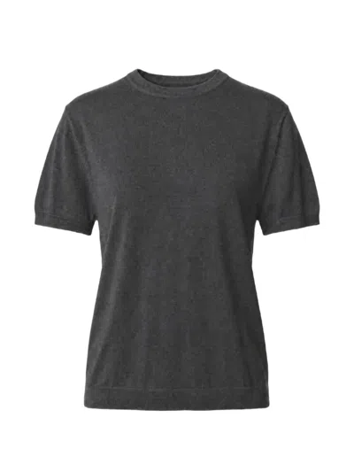 Toccin Cary Boxy Wool T-shirt In Gray