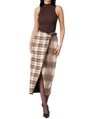 TOCCIN CASEY WRAP SKIRT IN BUTTERSCOTCH MULTI