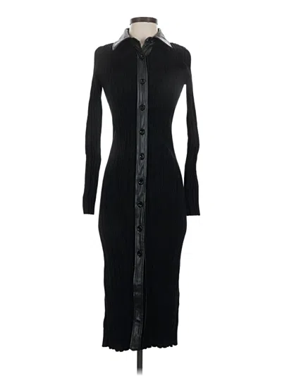 Pre-owned Toccin Casual Dress In Black