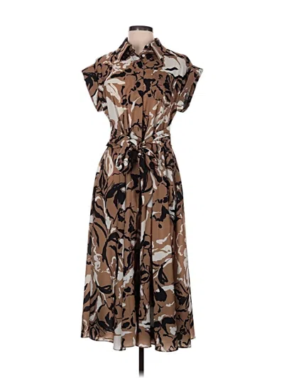 Pre-owned Toccin Casual Dress In Brown