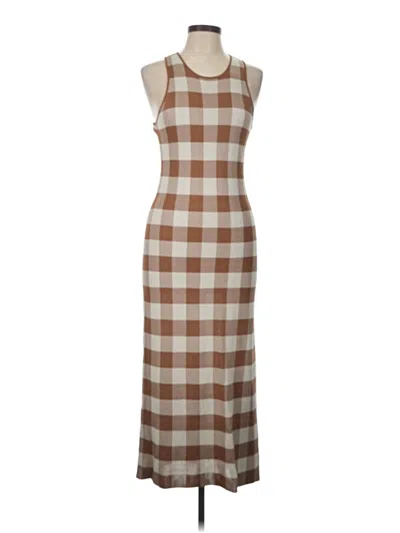 Pre-owned Toccin Casual Dress In Brown