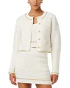 Toccin Cecilia Textured Knit Jacket In Neutral