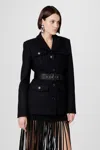 Toccin Charlie Safari Blazer In Black