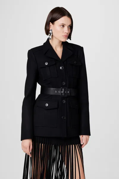Toccin Charlie Safari Blazer In Black
