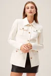 Toccin Charlie Safari Blazer In Neutral
