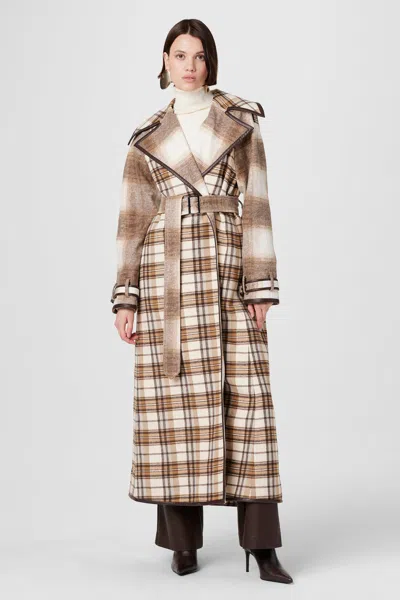 Toccin Chloe Butterscotch Trench Jacket In Brown