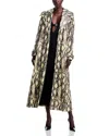 Toccin Chloe Trench Coat In Multi