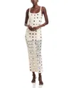 Toccin Clementine Mirror Crocheted Dress In Ivory