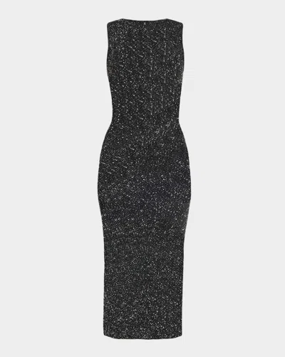 Toccin Cleo Low-back Mini Dress In Onyx