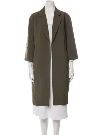 Pre-owned Toccin Coat In Green