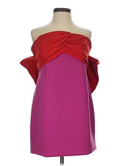 Pre-owned Toccin Cocktail Dress In Burgundy