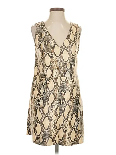 Pre-owned Toccin Cocktail Dress In Tan