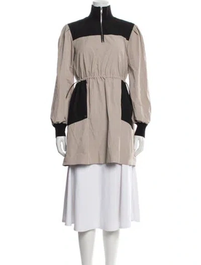 Pre-owned Toccin Colorblock Pattern Jacket