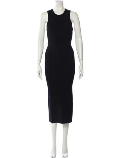 Pre-owned Toccin Crew Neck Long Dress In Multi