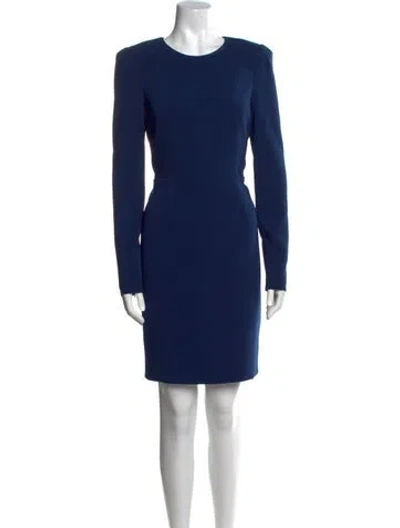 Pre-owned Toccin Crew Neck Mini Dress In Blue