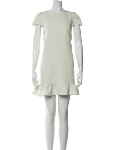 Pre-owned Toccin Crew Neck Mini Dress In Green