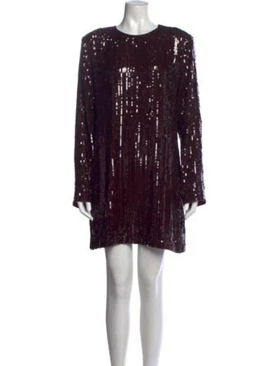 Pre-owned Toccin Crew Neck Mini Dress W/ Tags In Purple