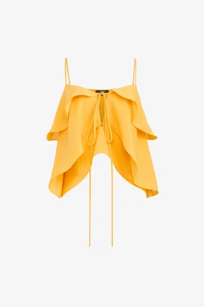 Toccin Danica Tiered Cami In Yellow