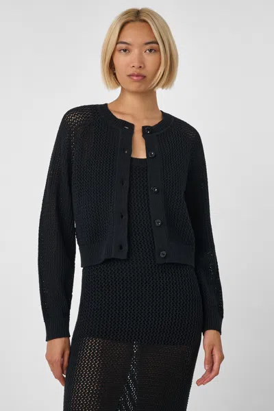 Toccin Drew Raglan Cardigan In White