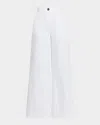 Toccin Eileen Wide-leg Jeans With Slits In White