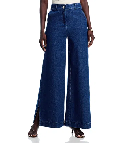 Toccin Eileen Wide Leg Pants In Blue