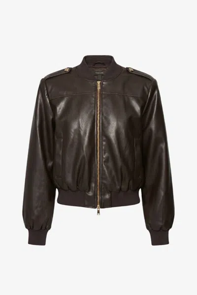 Toccin Eliora Bomber Jacket In Espresso