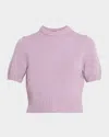 Toccin Elsie Short-sleeve Sweater In Neutral