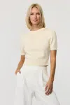 Toccin Summer Elsie Cotton Pull Over Sweater In Neutral