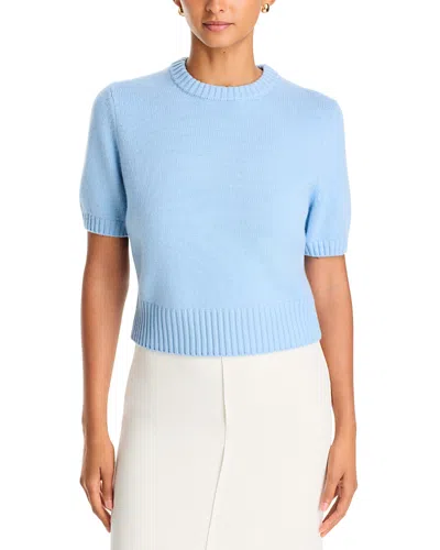 Toccin Elsie Wool & Cashmere Crewneck Sweater In Blue