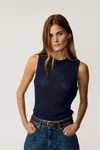 Toccin Estelle Tank & Samantha Cardigan, Navy In Blue