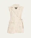 Toccin Everly Safari Wrap Dress In Icebm